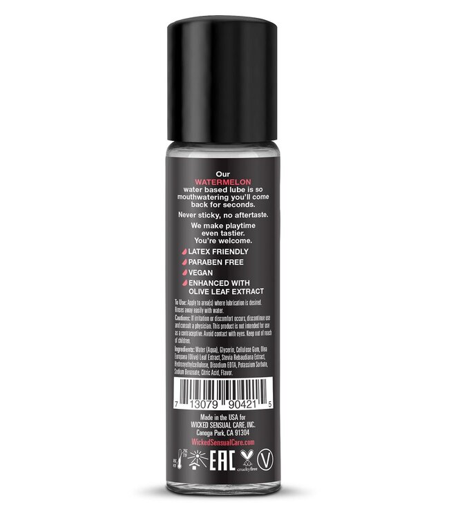 Wicked Sensual Care WICKED AQUA WATERMELON FLAVORED LUBRICANT 30ML