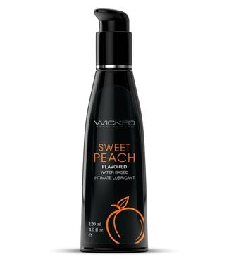 Wicked Sensual Care WICKED AQUA SWEET PEACH FLAVORED LUBRICANT 120ML