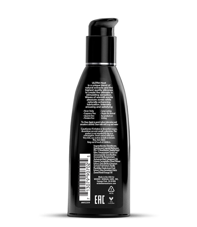 Wicked Sensual Care WICKED ULTRA HEAT SILICONE LUBRICANT 60ML