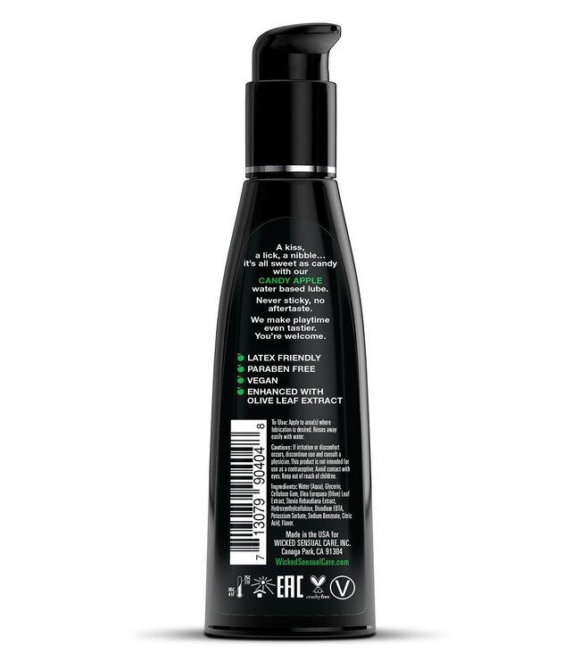 Wicked Sensual Care WICKED AQUA CANDY APPLE FLAVORED LUBRICANT 120ML