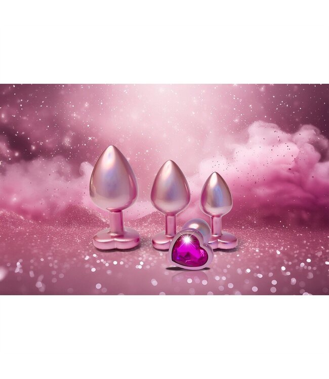 Dreamtoys GLEAMING LOVE PEARL PINK PLUG MEDIUM