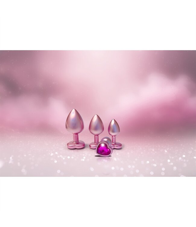 Dreamtoys GLEAMING LOVE PEARL PINK PLUG MEDIUM