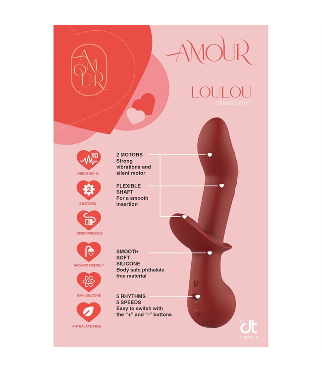 Dreamtoys AMOUR FLEXIBLE G-SPOT DUO VIBE LOULOU