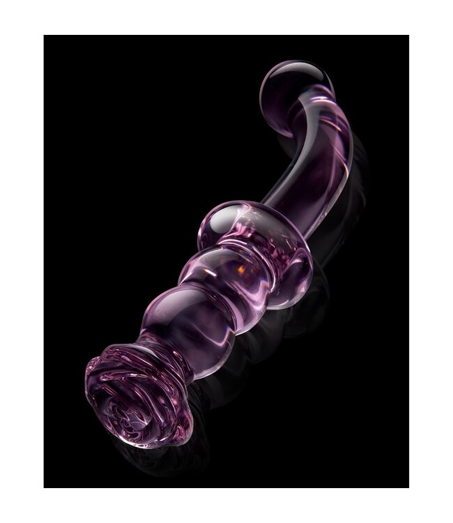 Dreamtoys GLAZE GLASS ROSEBUD G-SPOT DILDO