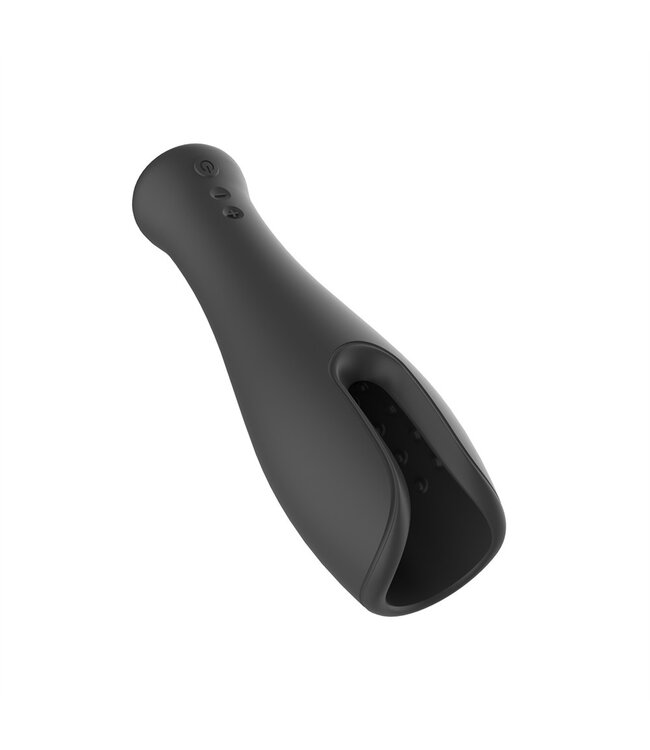 Dreamtoys ESSENTIALS POWERFUL FLEXIBLE HEAD STIMULATOR BLACK