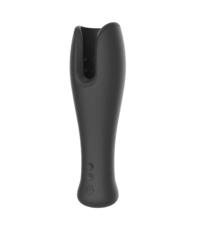 Dreamtoys ESSENTIALS POWERFUL FLEXIBLE HEAD STIMULATOR BLACK