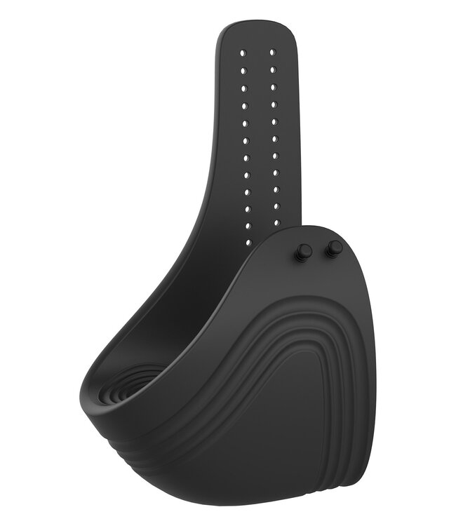 Dreamtoys RAMROD ADJUSTABLE VIBRATING COCKRING WITH REMOTE BLACK