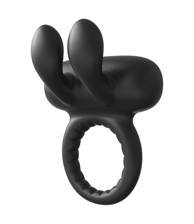 Dreamtoys RAMROD RABBIT VIBRATING COCKRING BLACK