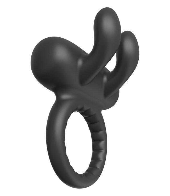 Dreamtoys RAMROD RABBIT VIBRATING COCKRING BLACK