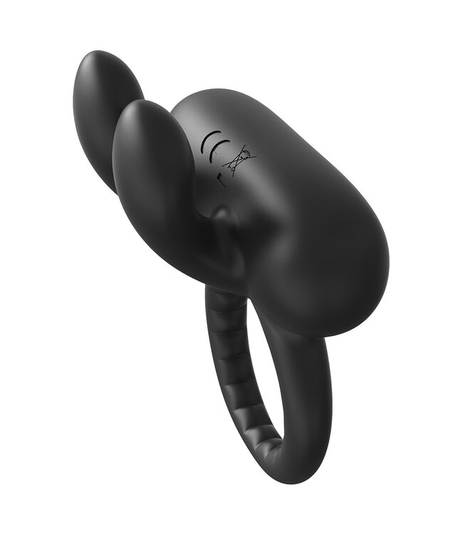 Dreamtoys RAMROD RABBIT VIBRATING COCKRING BLACK