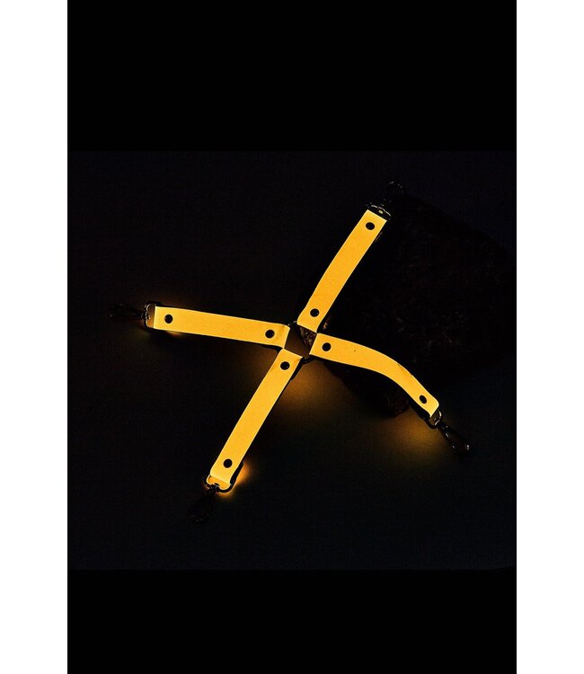 Dreamtoys RADIANT HOG TIE GLOW IN THE DARK ORANGE