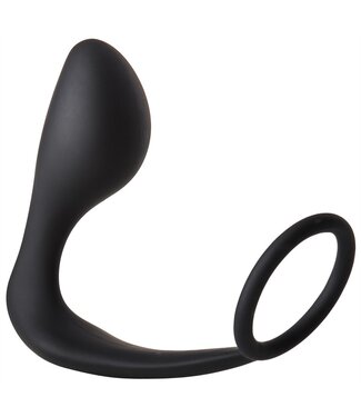 Dreamtoys FANTASSTIC ANAL PLUG WITH COCKRING BLACK