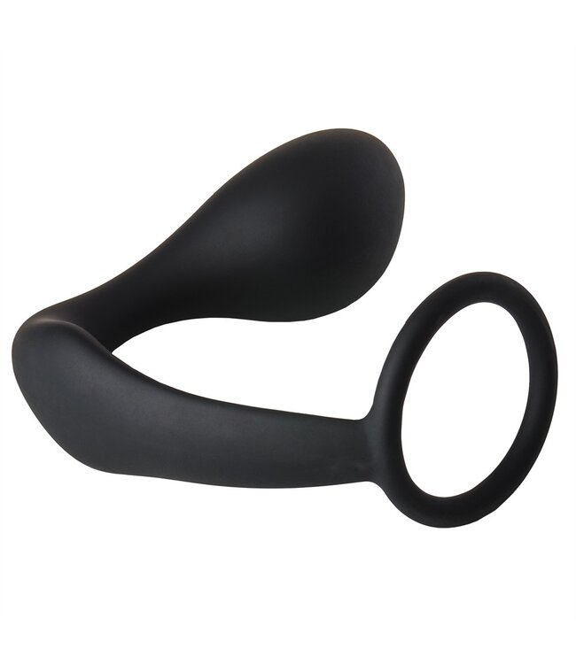 Dreamtoys FANTASSTIC ANAL PLUG WITH COCKRING BLACK