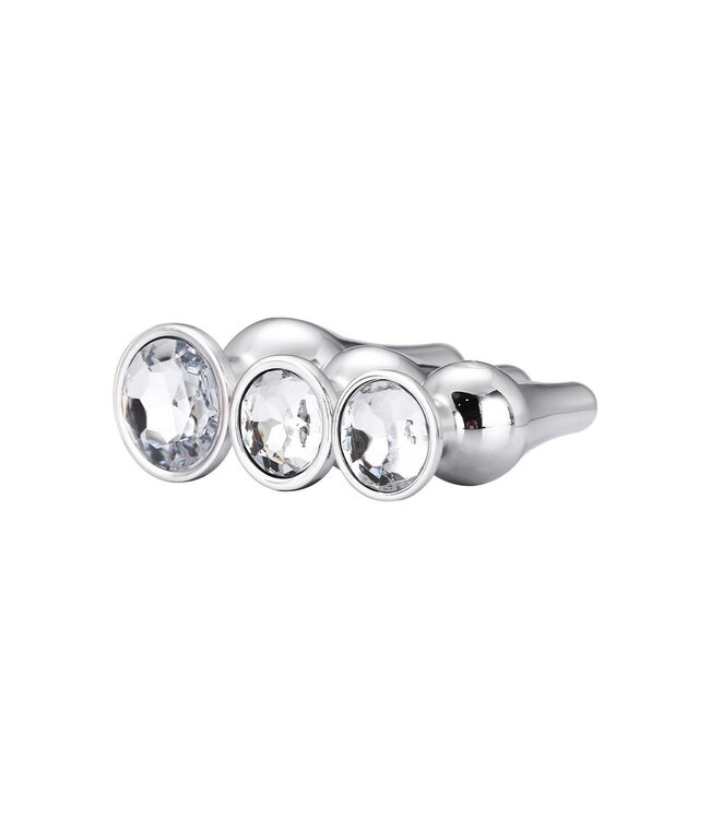Dreamtoys GLEAMING LOVE PLEASURE SET SILVER