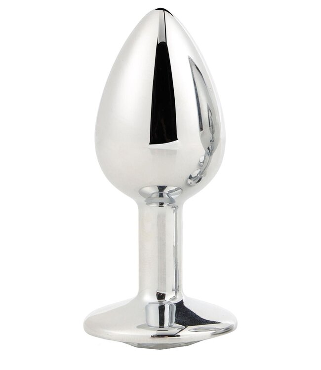 Dreamtoys GLEAMING LOVE SILVER PLUG SMALL