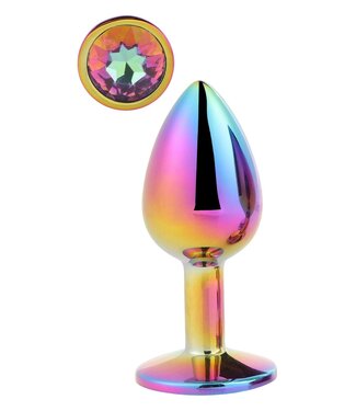 Dreamtoys GLEAMING LOVE MULTICOLOUR PLUG SMALL