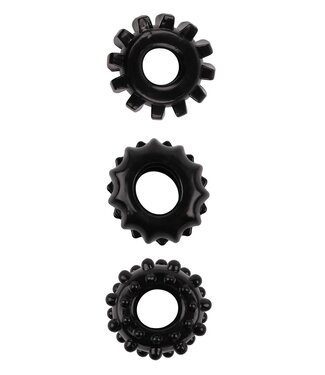 Dreamtoys ALL TIME FAVORITES SET OF 3 COCKRINGS BLACK