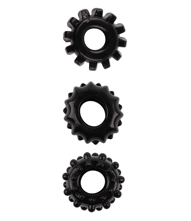 Dreamtoys ALL TIME FAVORITES SET OF 3 COCKRINGS BLACK