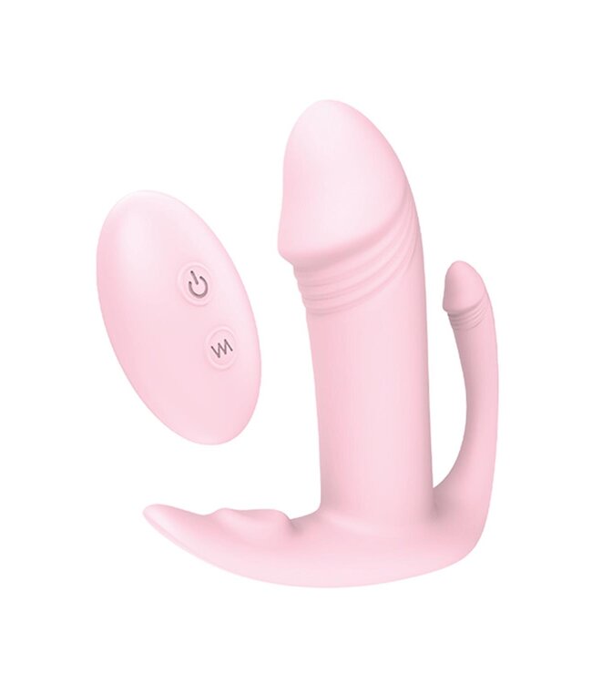 Dreamtoys ESSENTIALS REMOTE TRI-PLEASURER PINK