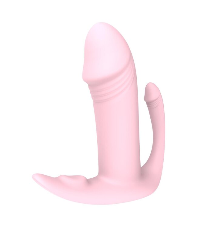 Dreamtoys ESSENTIALS REMOTE TRI-PLEASURER PINK