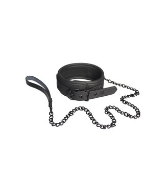 Dreamtoys BLAZE COLLAR AND LEASH BLACK