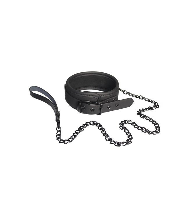 Dreamtoys BLAZE COLLAR AND LEASH BLACK
