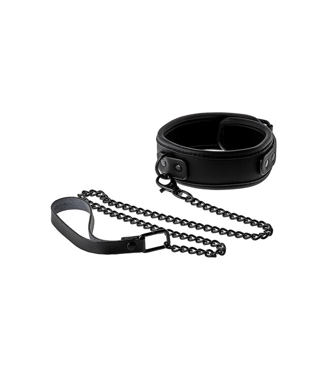 Dreamtoys BLAZE COLLAR AND LEASH BLACK