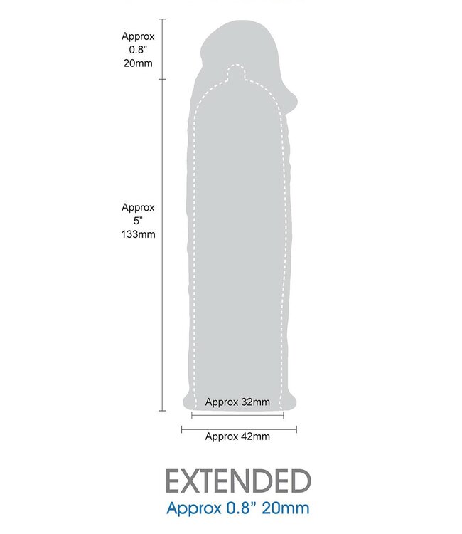 NMC LENGTH EXTENDER SLEEVE 6 INCH BLACK