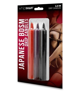 Whipsmart WHIPSMART 6.5 INCH JAPANESE BONDAGE DRIP CANDLES 3  PCS