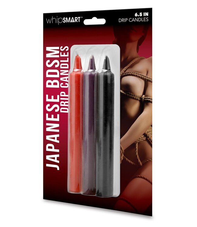 Whipsmart WHIPSMART 6.5 INCH JAPANESE BONDAGE DRIP CANDLES 3  PCS