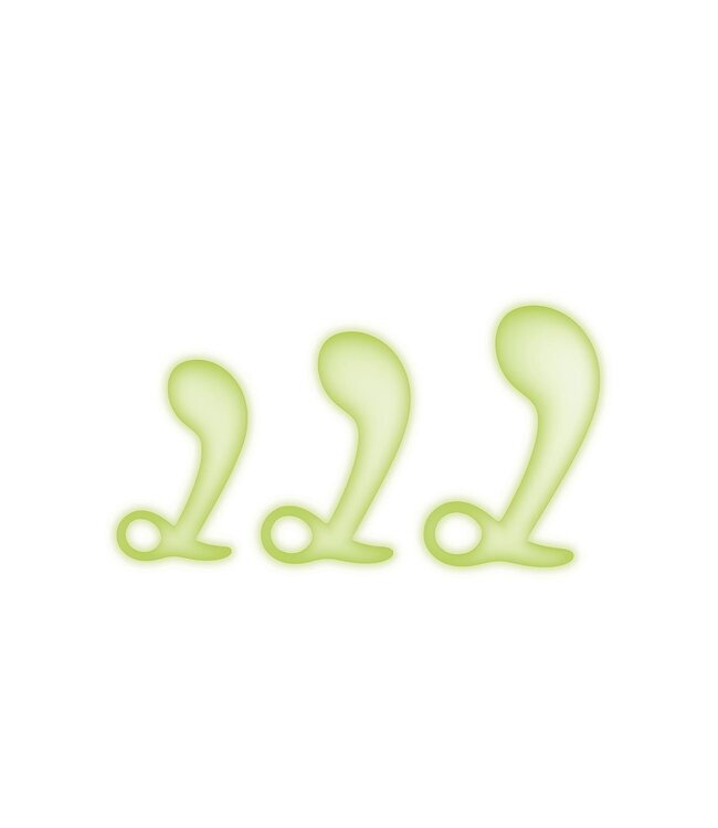 Whipsmart WHIPSMART 3 PCS GLOW IN THE DARK PROSTATE TRAINING KIT