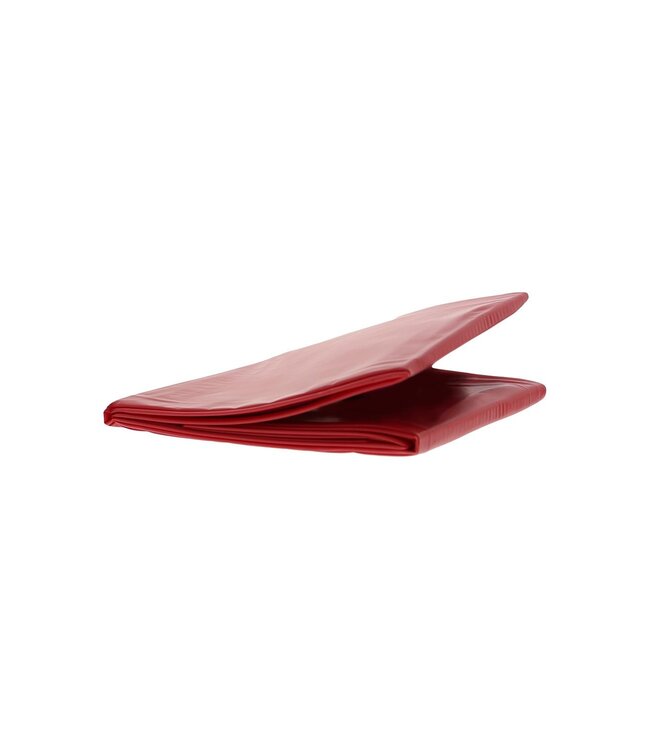 NMC VINYL BED SHEET RED 158x227CM