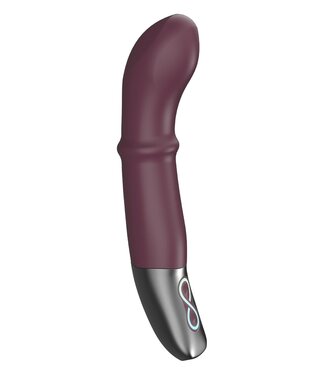 NMC NMC 7 INCH SILICONE RECHARGEABLE VIBRATOR RUBINE RED
