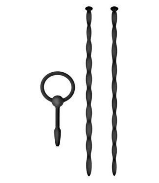 NMC NMC 3 IN 1 SILICONE URETHRAL SOUND KIT SET BLACK