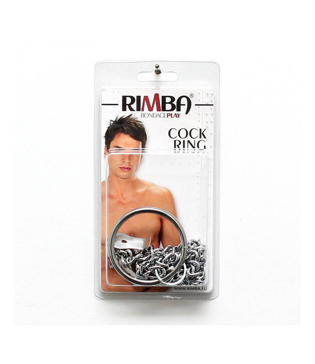 Rimba Rimba - Tepelklemmen met Ketting en cock ring Ø 50 mm.