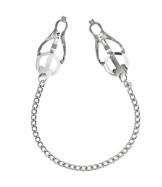 Rimba Rimba Bondage Play - Verstelbare tepelklemmen aan ketting