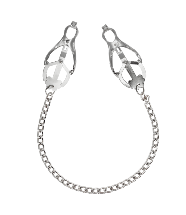 Rimba Rimba Bondage Play - Verstelbare tepelklemmen aan ketting