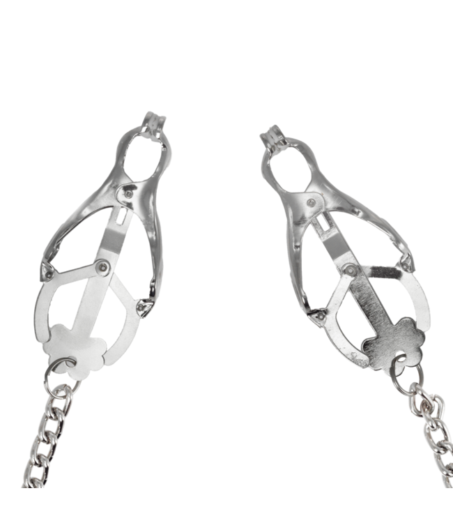 Rimba Rimba Bondage Play - Verstelbare tepelklemmen aan ketting