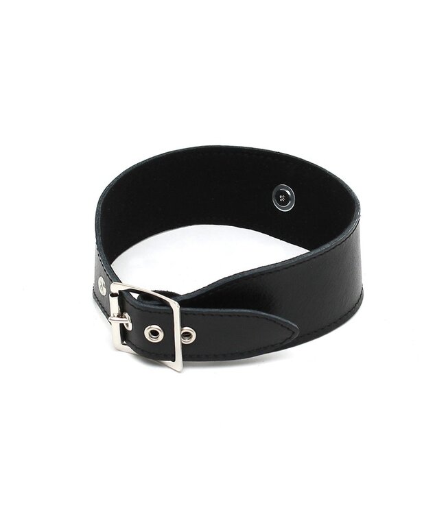 Rimba Rimba - Halsband met grote ring, 4 cm. breed
