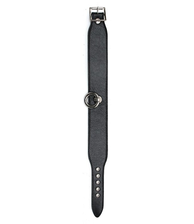 Rimba Rimba - Halsband met grote ring, 4 cm. breed