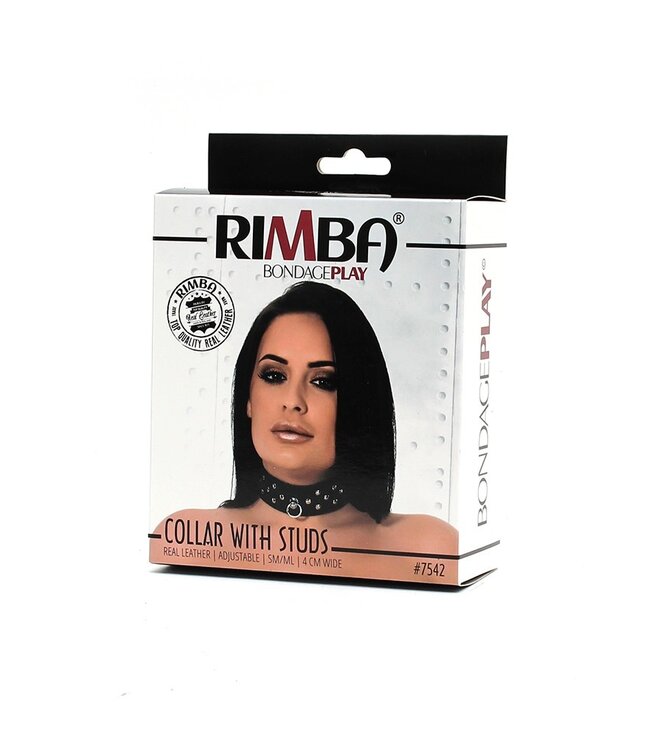 Rimba Rimba - Halsband versierd met nieten