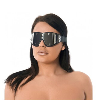 Rimba Rimba - Lederen oogmasker met metaal