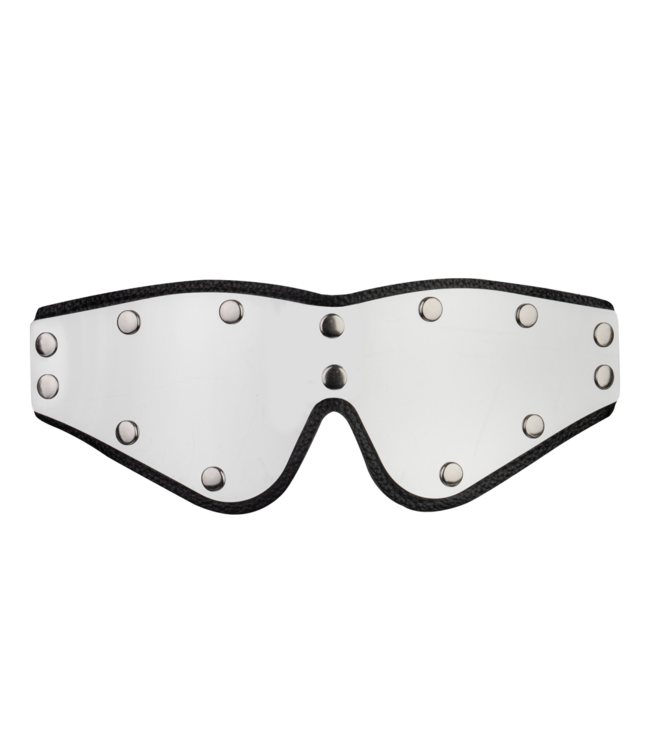 Rimba Rimba - Lederen oogmasker met metaal