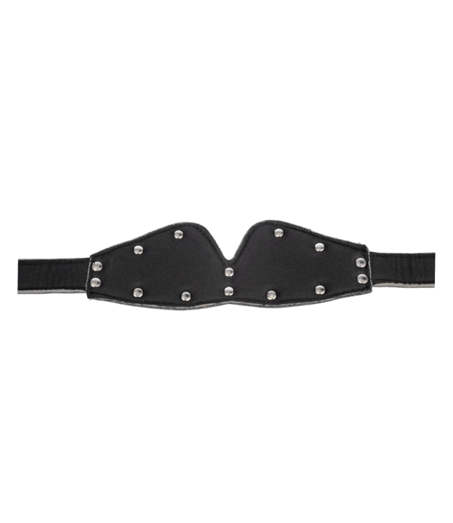 Rimba Rimba - Lederen oogmasker met metaal
