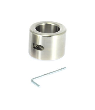 Rimba Rimba Bondage Play - RVS Ballstretcher met inbussleutel (hoogte 4 cm)