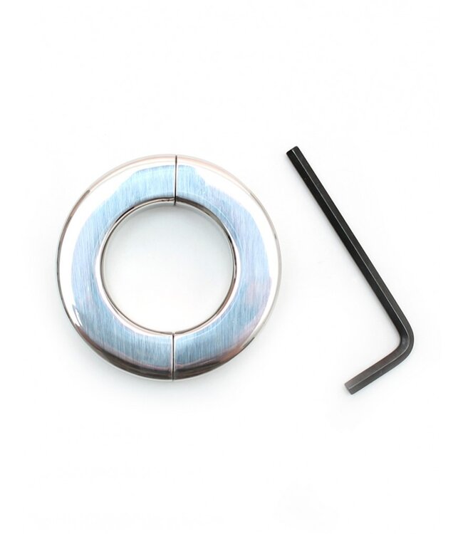 Rimba Rimba Bondage Play - RVS Ballstretcher met inbussleutel (hoogte 1,5 cm)