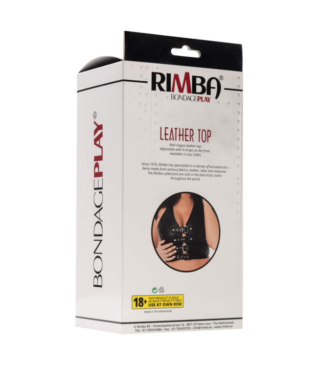 Rimba Rimba - Top met gespen aan de voorzijde