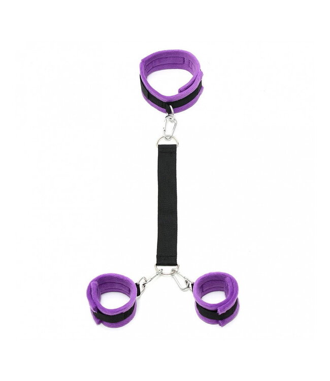 Rimba Rimba - Soft Bondage halsband met handboeien
