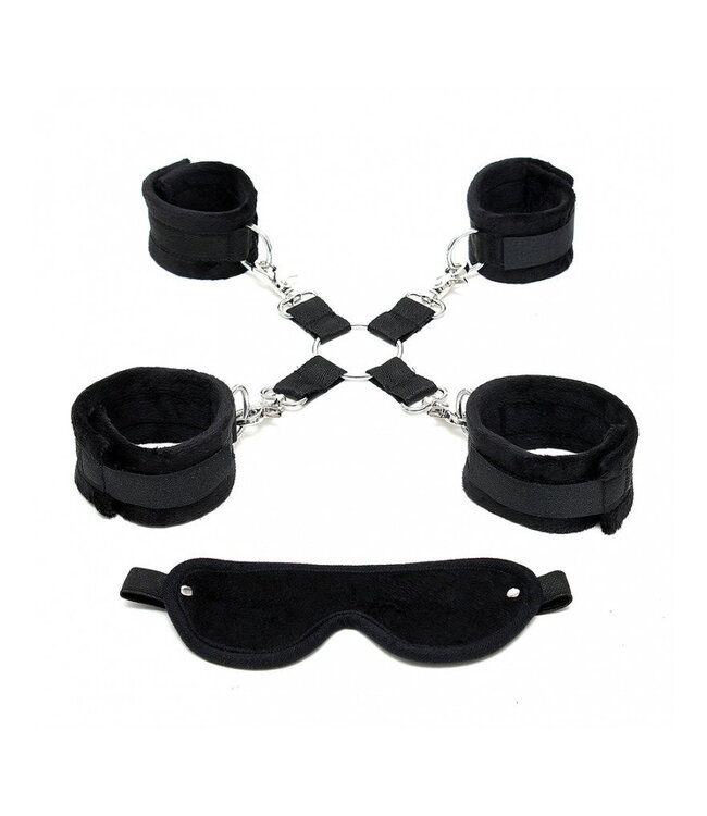 Rimba Rimba - Soft bondage set met klittenband (6-delig)