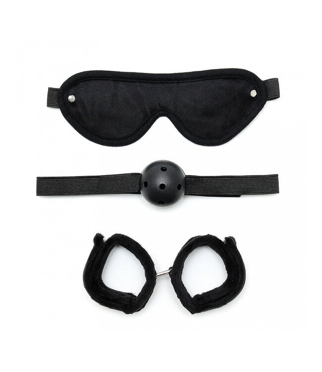 Rimba Rimba - Soft bondage set met klittenband (3-delig)